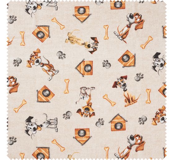 Decoration fabric linen optics "Duke"