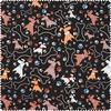 Decoration fabric linen optics "Dogs"