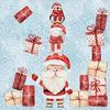 Serviette "Santas Helpers"
