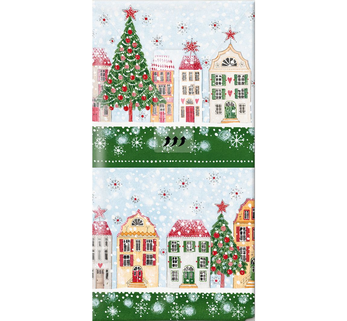 Papiertaschentücher "Christmas Town"