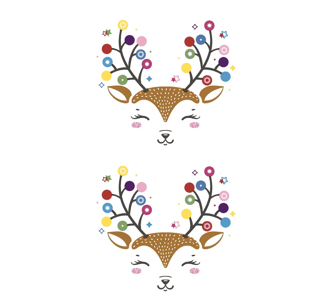 Papiertaschentücher "Colourful Deer"