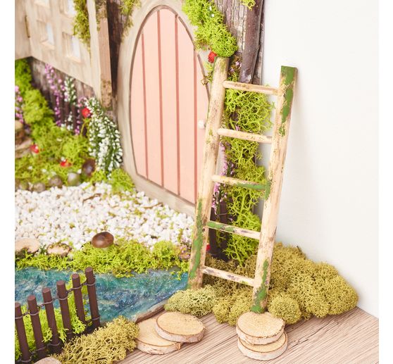 VBS Miniature wooden ladder "Lykke"