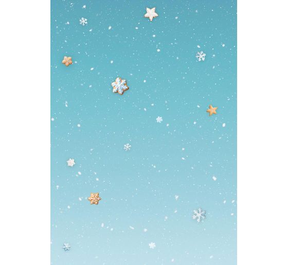 Motiv-Strohseide Backgrounds "Candy Christmas"
