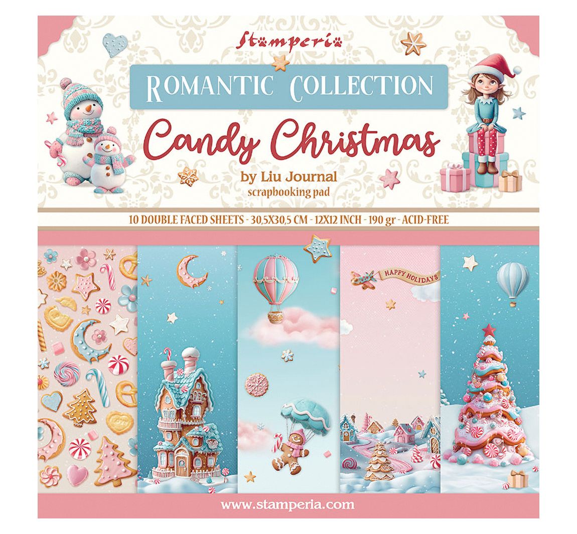 Scrapbook-Block "Candy Christmas"
