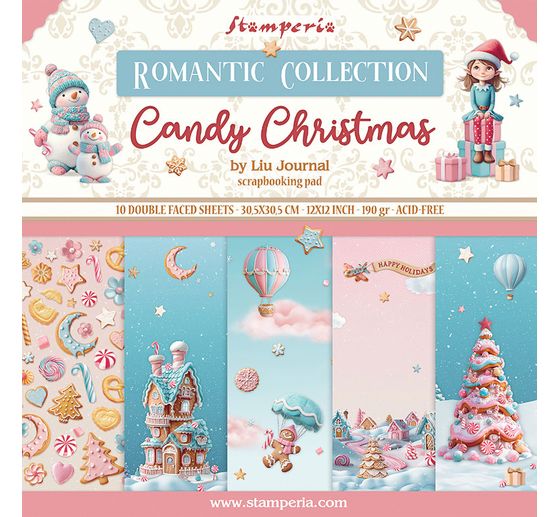 Scrapbook-Block "Candy Christmas"