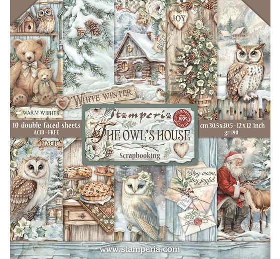 Scrapbook-Block "The Owl's House"