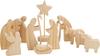 Wooden nativity figures "Bethlehem"