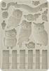 Silikonform A5 "The Owl's House - Owls and Branch"