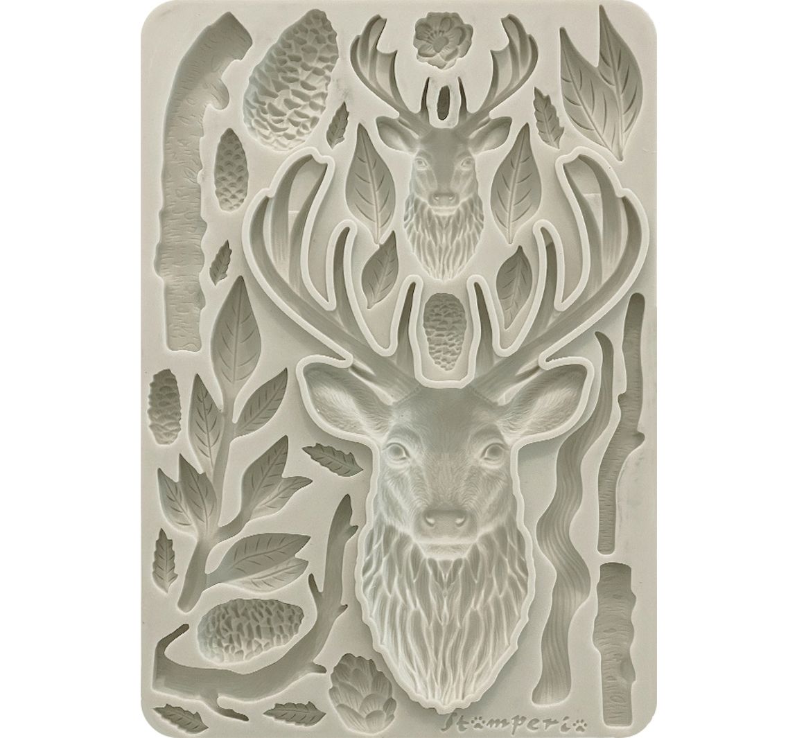Silikonform A5 "The Owl's House - Deer"