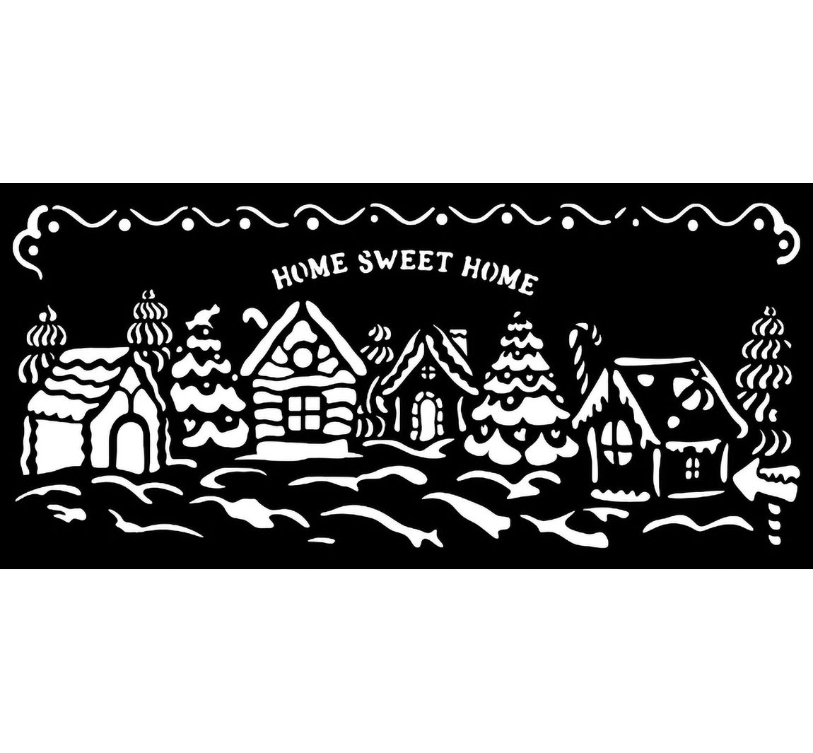 Schablone "Candy Christmas - Village"