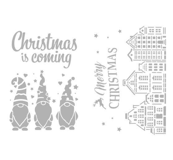 VBS Schablonen-Set "Merry Christmas", A4