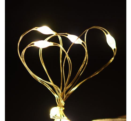 Micro LED Lichterkette "Blinkend" mit Timer 6/18 Std., 20 LEDs