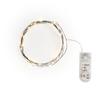 Micro-LED-Lichterkette, mit Timer, schwarzer Draht, 30 LEDs