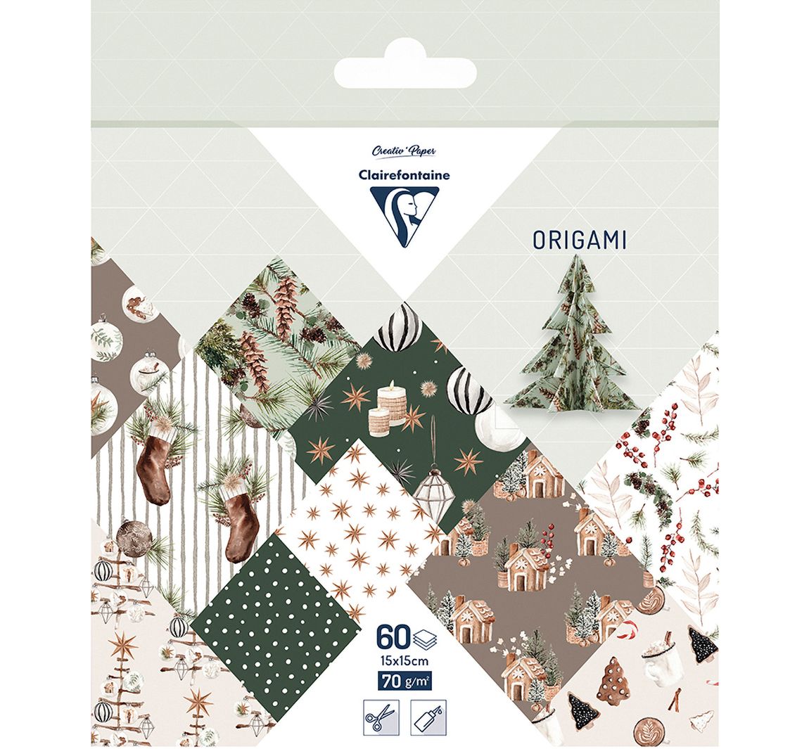 Clairefontaine Faltblätter "Cozy Xmas"