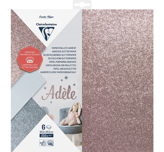 Glitzerpapier, selbstklebend
