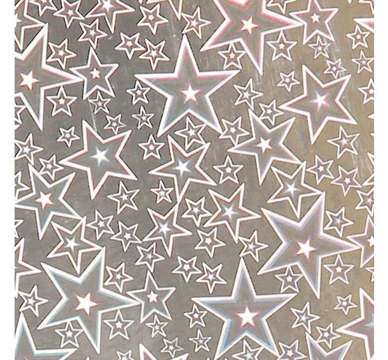 Holografie-Karton "Sterne"