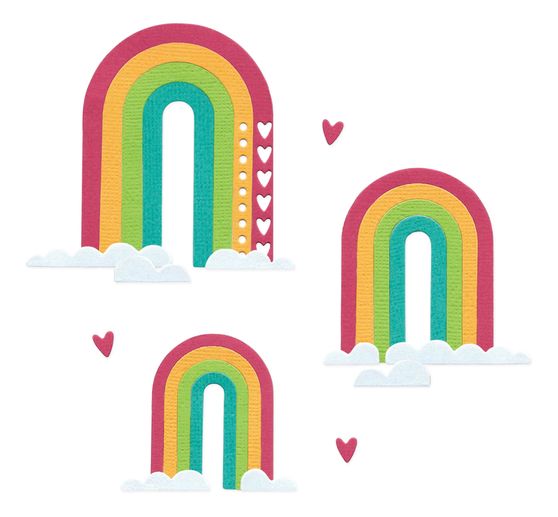 Sizzix Thinlits Stanzschablone "Rainbow Arches by Catherine Pooler"