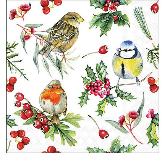 Napkin "Birds in Winter"
