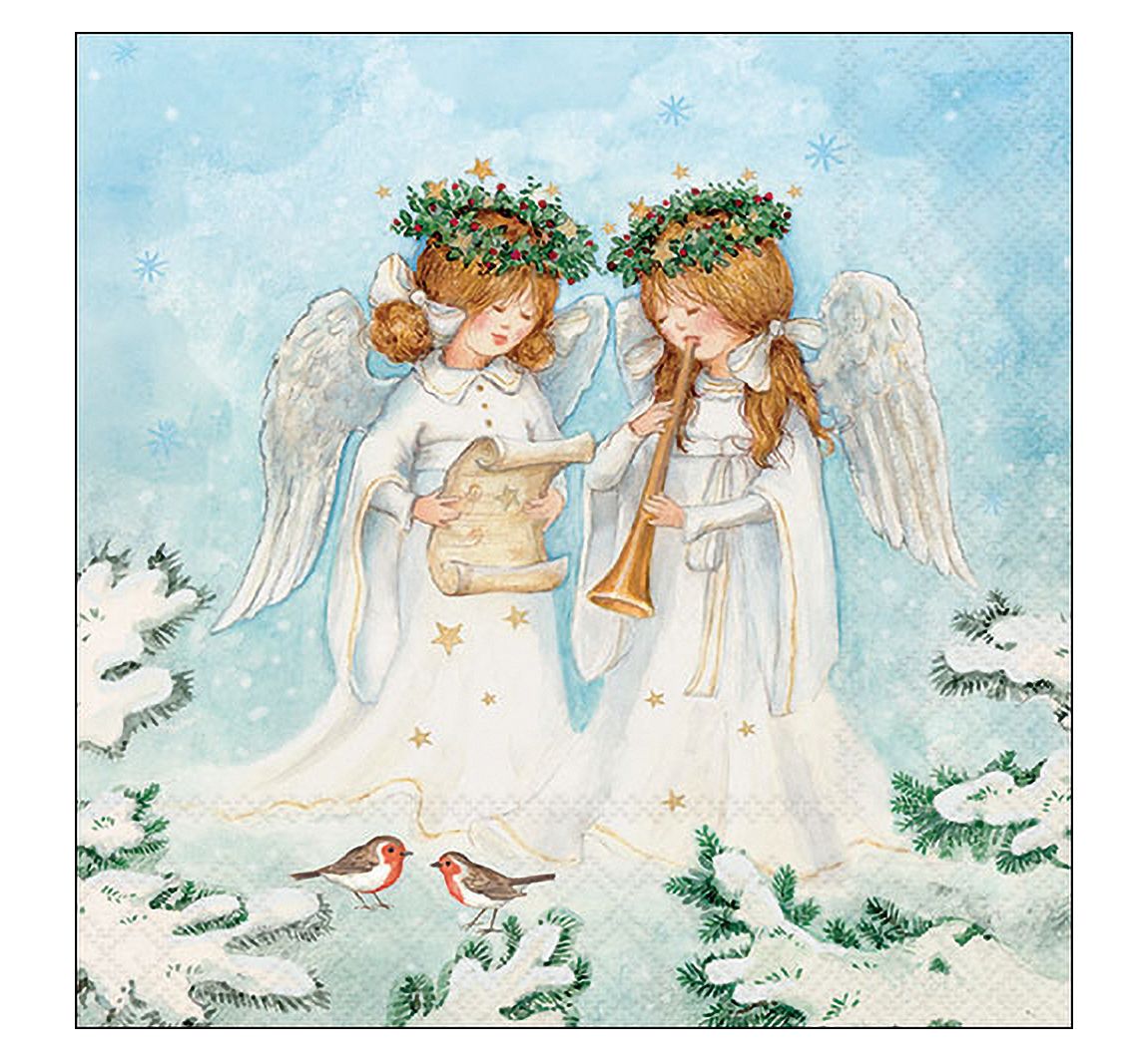 Serviette "Angel Musicians"