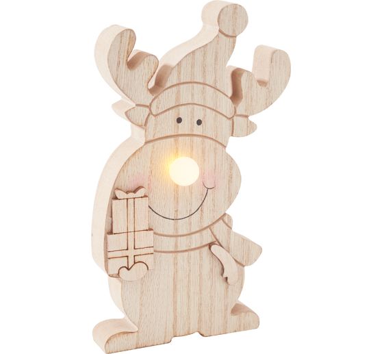 VBS Holz-Elch mit LED Nase