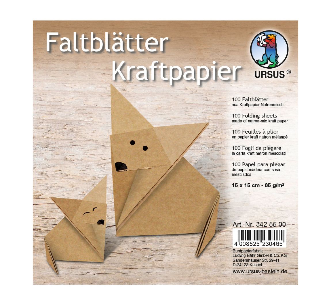 Faltblätter "Kraftpapier"