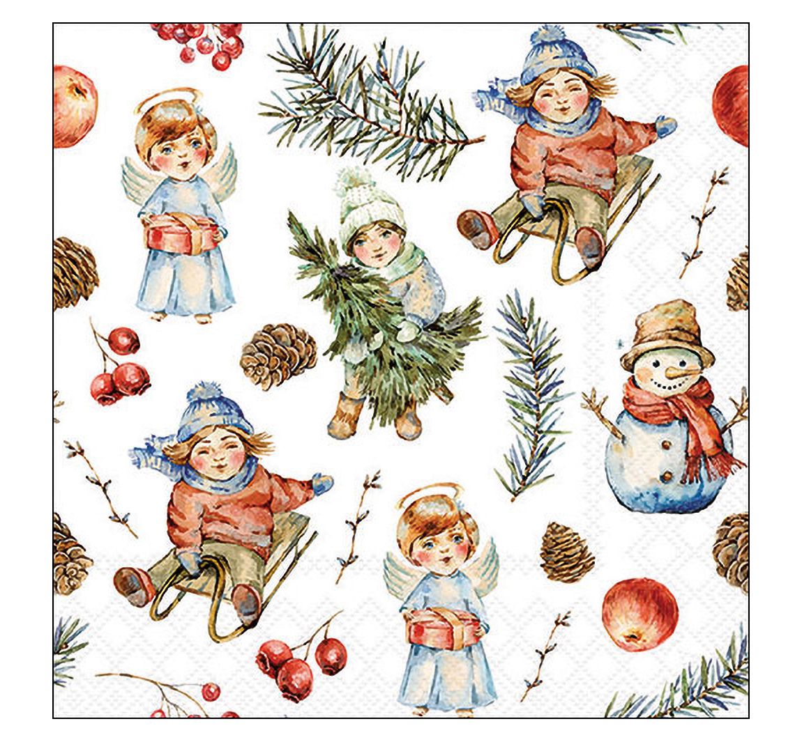 Serviette "Playing Outside"