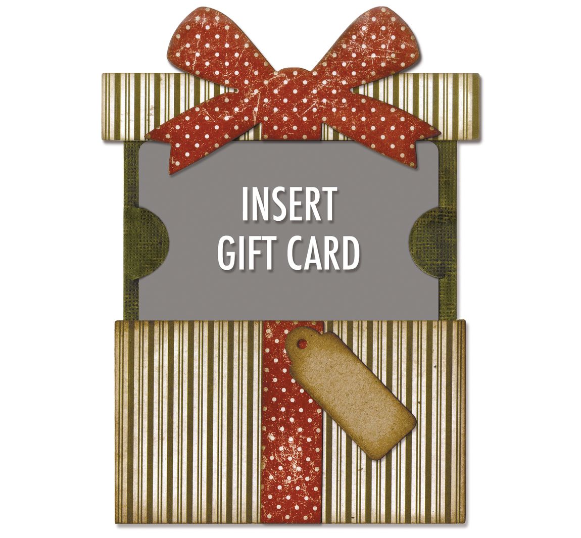 Sizzix Thinlits Stanzschablone "Gift Card Package by Tim Holtz"