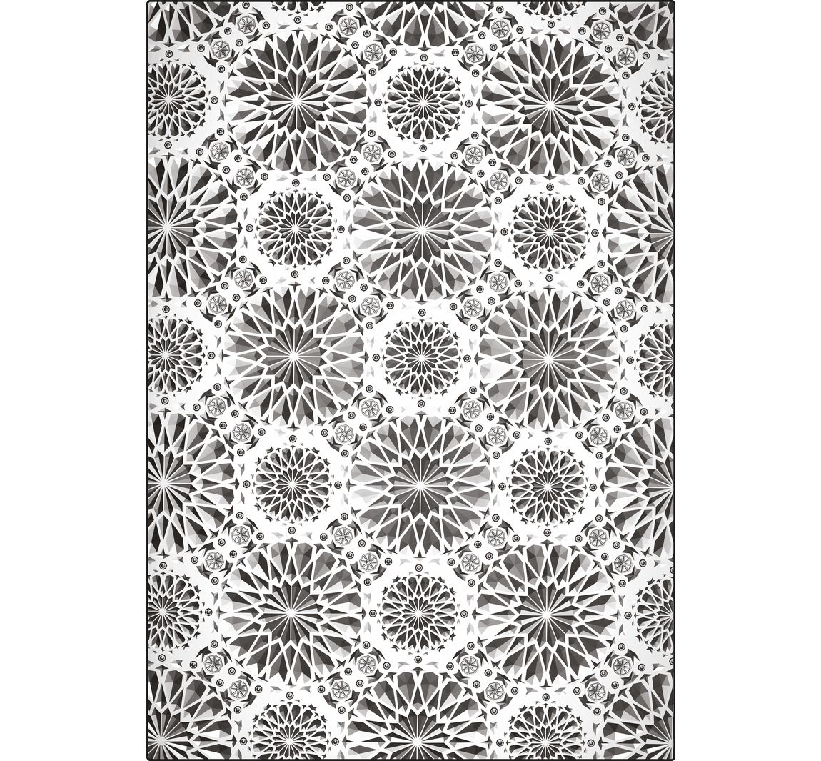 Sizzix A5 Prägeschablone "Kaleidoscope by Tim Holtz"