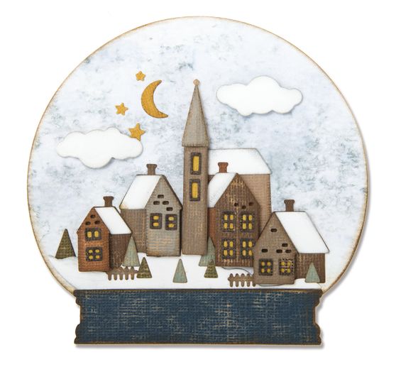 Sizzix Thinlits Stanzschablone "Snowglobe by Tim Holtz"