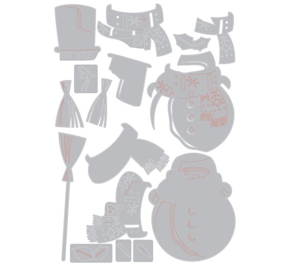 Sizzix Thinlits Stanzschablone "Winston Colorize by Tim Holtz"