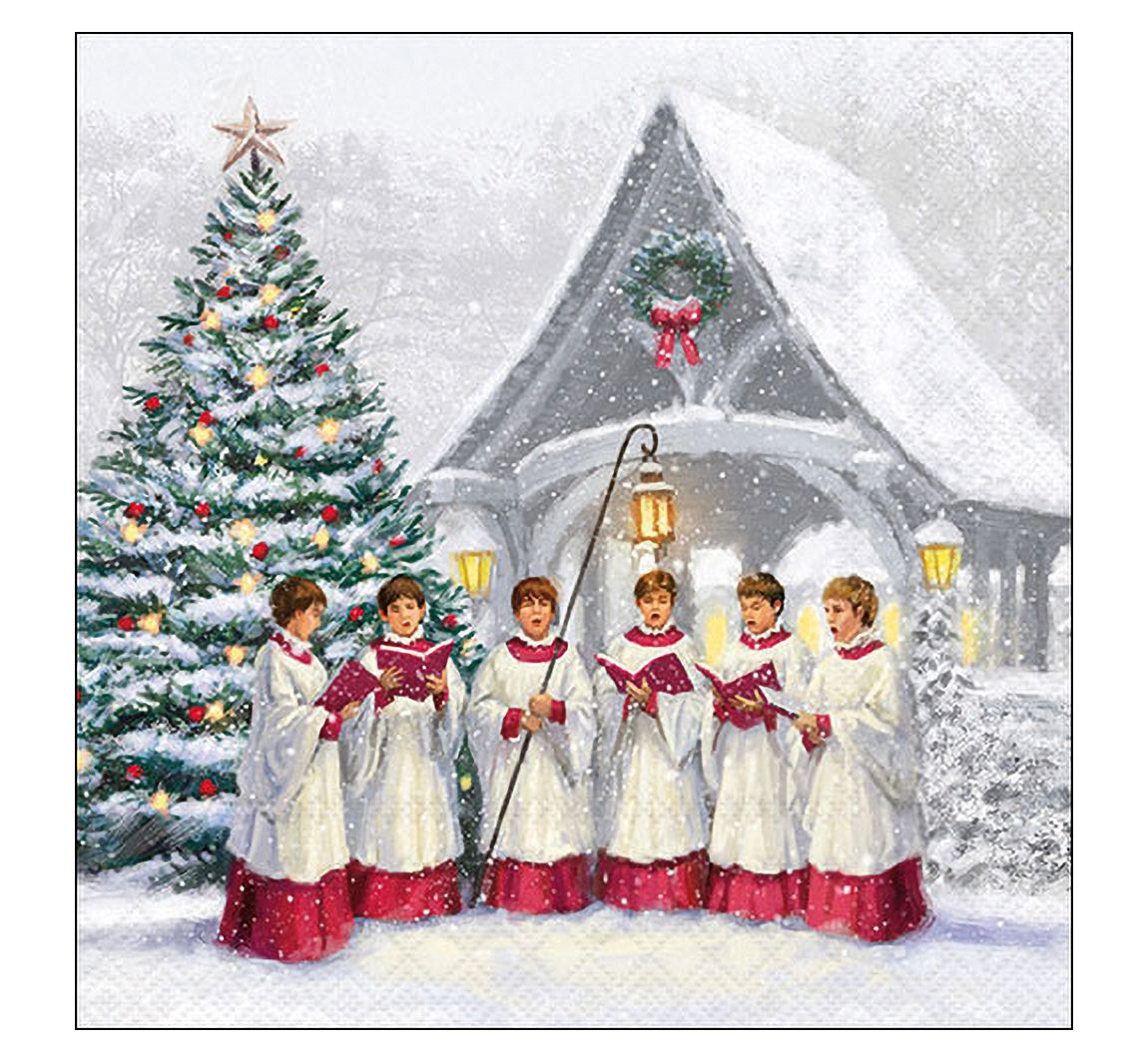 Serviette "Singing Choir"