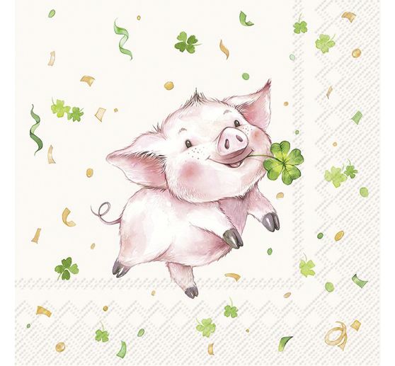 Serviette "Lucky Pig"