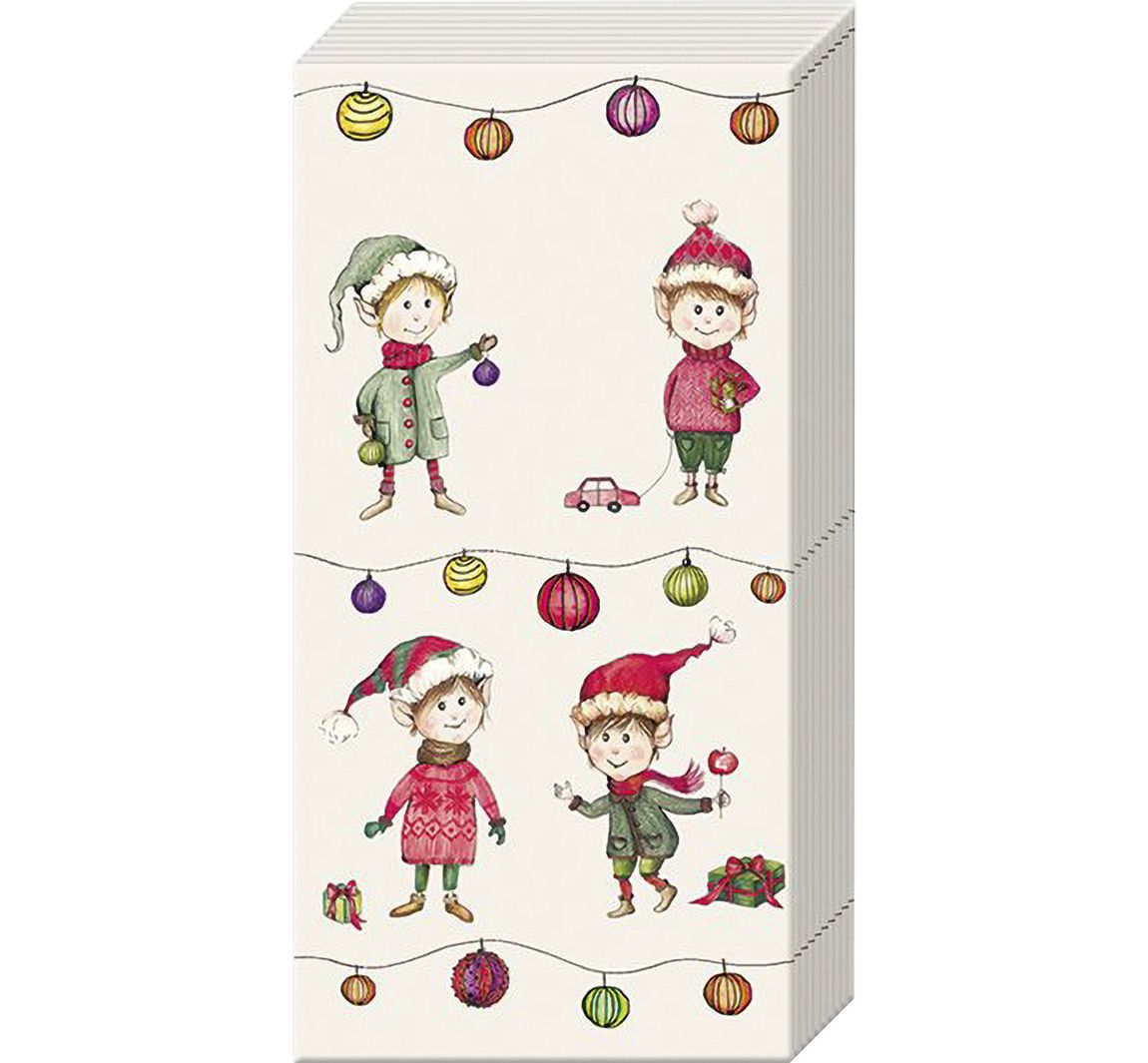Papiertaschentücher "Elves At Work"