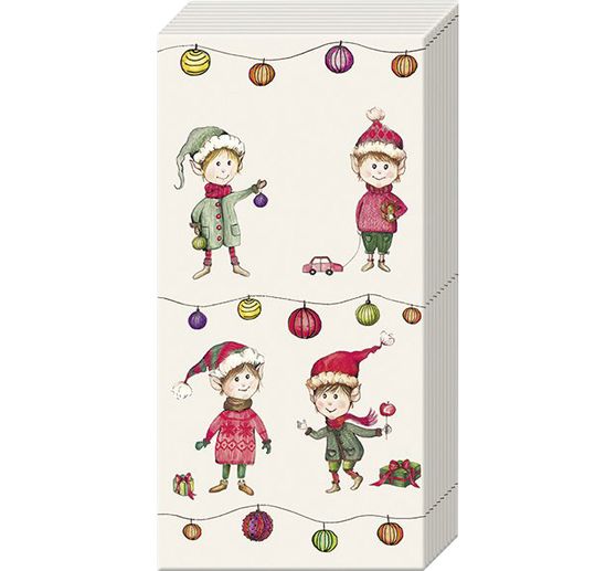 Papiertaschnetücher "Elves At Work"