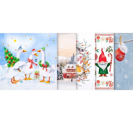 VBS Servietten-Set "Winter & Weihnachten"