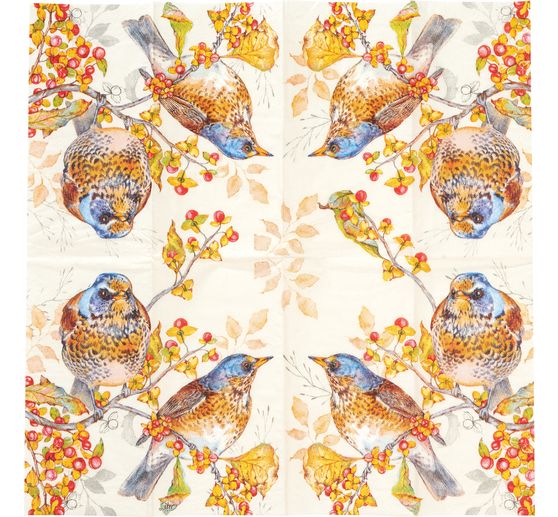 Paper handkerchiefs "Autumn Birds"