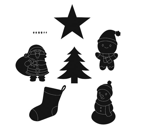 Magische Kratzel-Motive "Weihnachten"