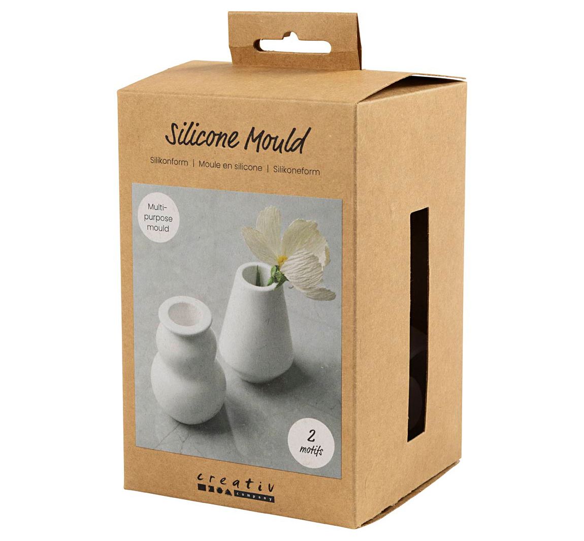 Silikon-Gießform "Vasen-Set"