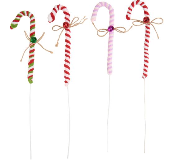 VBS Chenille-Zuckerstangen, 4er Set