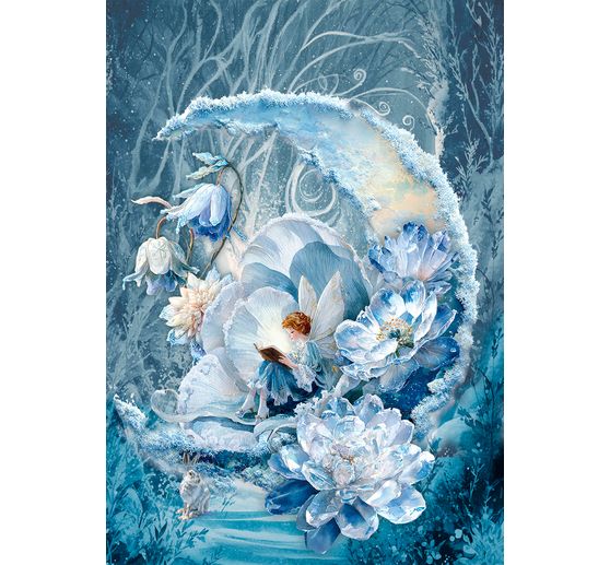 Motiv-Strohseiden Sortiment "Frozen Land", 8er-Set