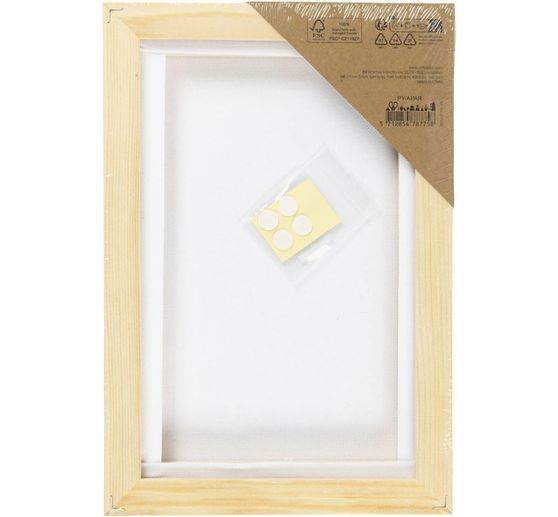 Leinwand mit Rahmen, 15,8 x 23,8 cm