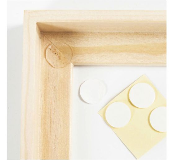 Leinwand mit Rahmen, 15,8 x 23,8 cm