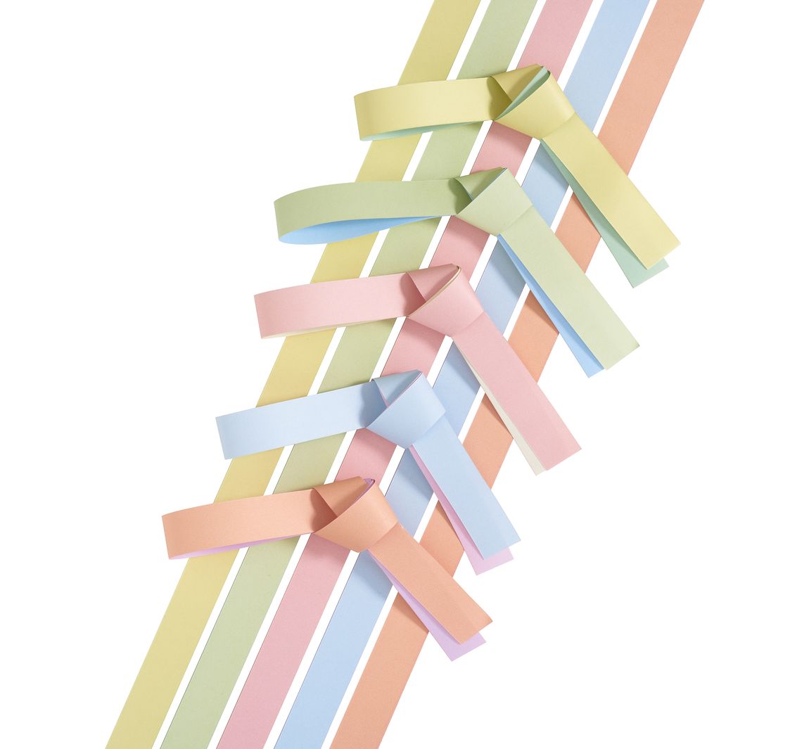 Papierstreifen "Duo Pastell"