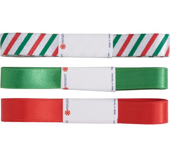 Gift ribbon set "Candy Cane"
