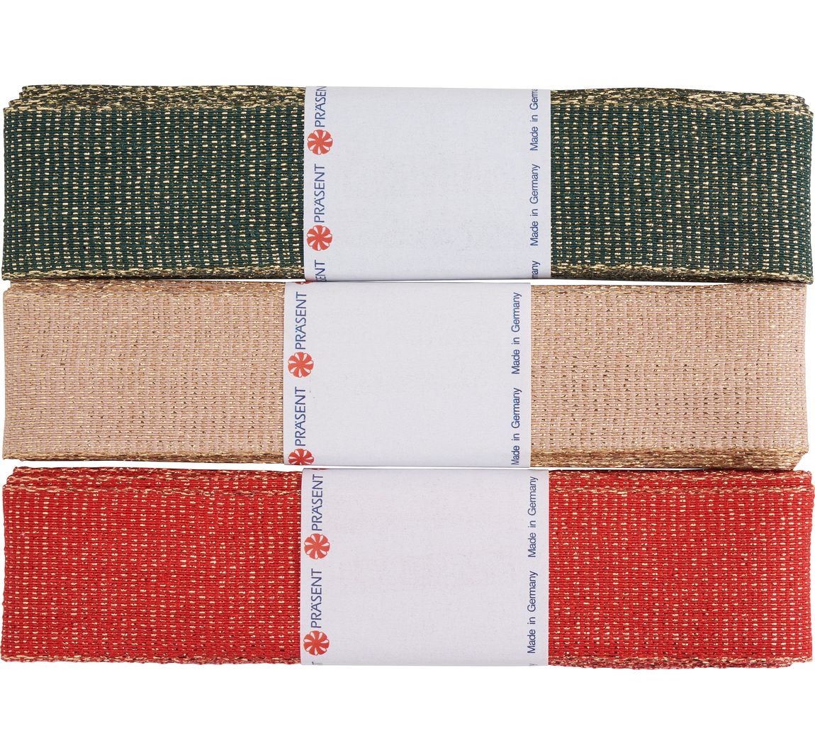 Geschenkband-Set "Christmas Leinen“
