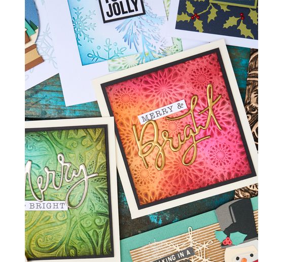 Sizzix A5 Prägeschablone "Kaleidoscope by Tim Holtz"