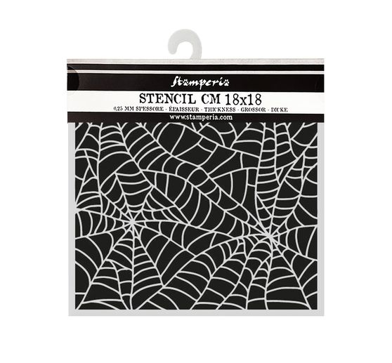 Schablone "Whispering Woods - Spider Pattern"
