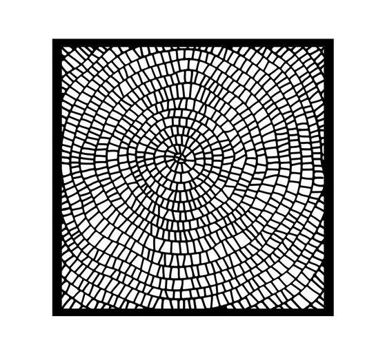 Schablone "Whispering Woods - Bark Pattern"