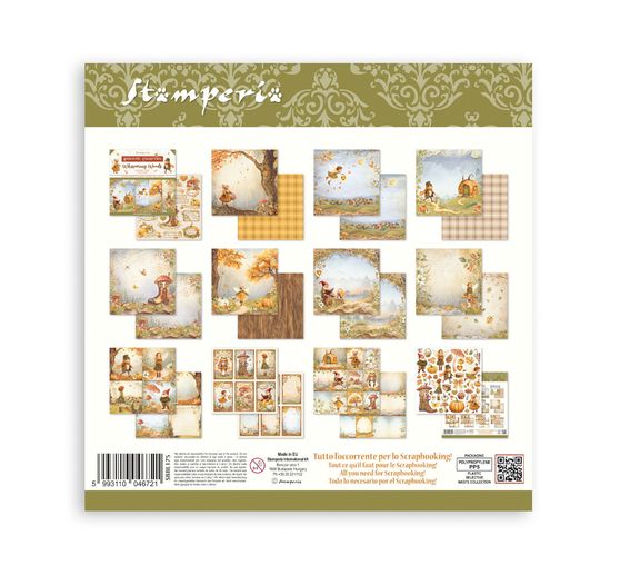 Scrapbook-Block "Whispering Woods"