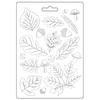 Soft Modellierform A5 "Whispering Woods - Leaves"